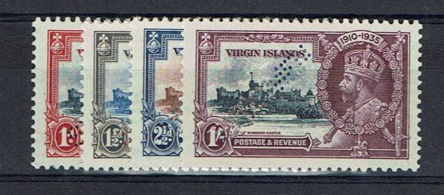 Image of Virgin Islands/British Virgin Islands SG 103S/6S UMM British Commonwealth Stamp